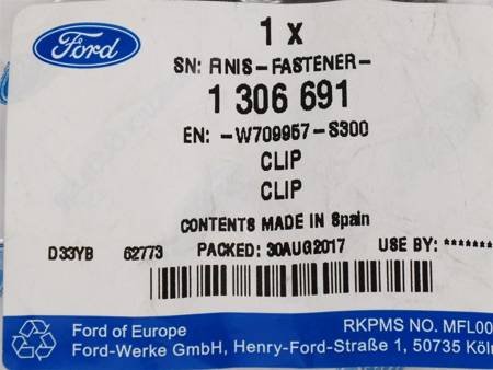 Ford 1306691 клипса